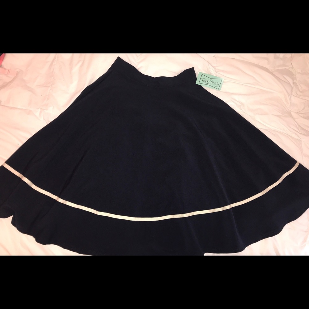 NWT Rocksteady Vintage-style Dark Navy Skirt